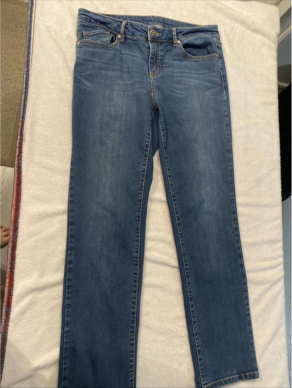 Roebuck & Co Jeans Size 10 Retro Throwback Blue Jeans Denim Women’s Straight